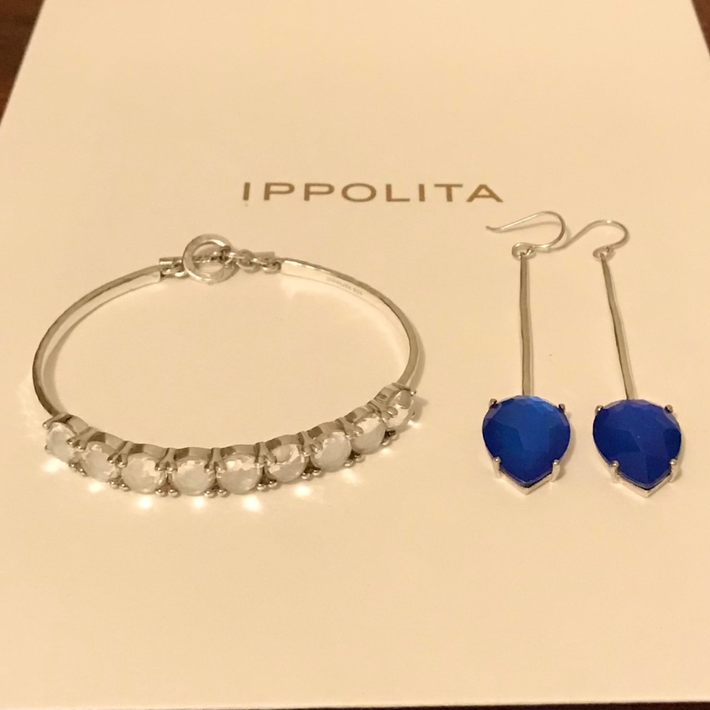 Ippolita Sterling Silver bracelet&earrings